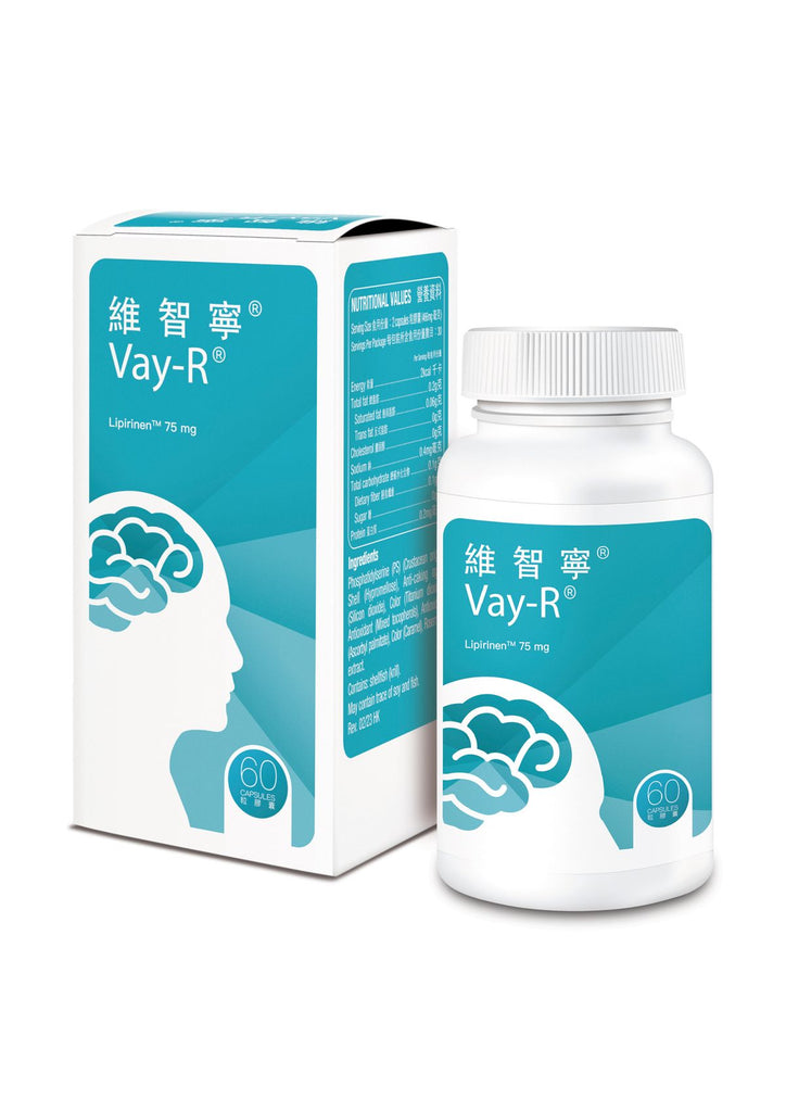 維智寧 - Vay-R-(60tab)改善兒童脂質失衡而引起的行為活躍及專注力不足等問題